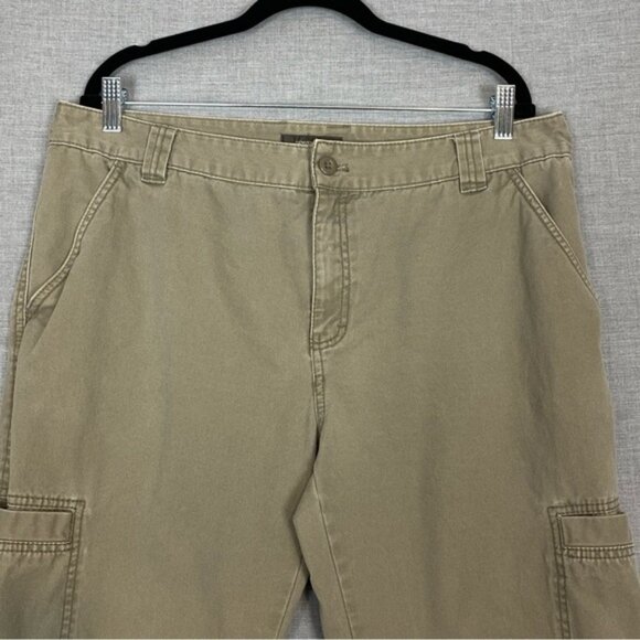 Denver Hayes Cargo Pants 100% Cotton 38X30 Beige - Picture 2 of 12